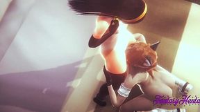 Violette's 3D Incredibles Adventure: Deepthroating, Licking & Banging with Anime Porn-Vibes