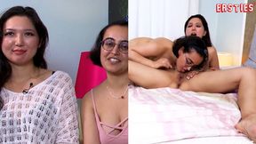Ersties - Heiße lesbische Action mit Ameliya und Jasmina