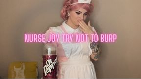 Nurse Joy Try Not To Burp Challenge