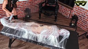 Wrapped in 100 Metres of Foil for Breath Control