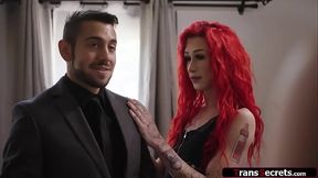 Tgirl Jenna Gargles and wife fuck broker