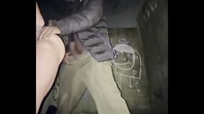 Fucking my friends at a abandoned place, public gay sex bareback