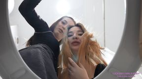 TOILET HUMILIATION - We see your face, loser! Are you comfortable? (4K)