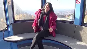 Alexandra Wett - Publik Extrem! Mitten In Der Gondel Arsch Gefickt