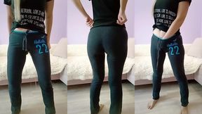 wetting gym pants gets me excited