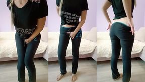 wetting gym pants gets me excited
