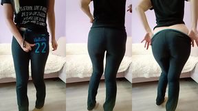 wetting gym pants gets me excited