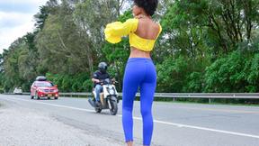 ”Picking up & fucking Brazilian curly cutie”