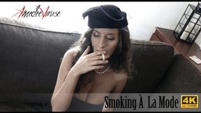 Smoking À La Mode (4K-UHD) - Dark & Elegant, Papirosa Cigarette Smoking Show!