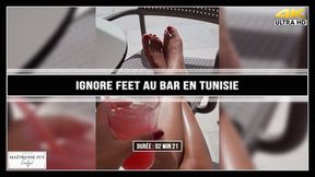 Ignore feet au bar en Tunisie 4K