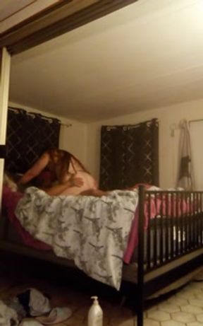 Step Mom Caught Sucking Dick, Then Bent Over and Fucked Doggystyle and Riding Dick Until She Cums