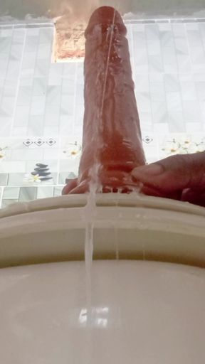 Ass hole is fucking  by toy.