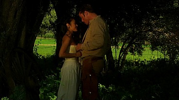 Kaylani Lei Blowjob and Cumshot Outdoors in Pantyhose