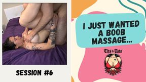 My Tits Were Aching From a Tight Bra And I Asked Him for A Relaxing Oil Massage, But He Had Other Plans...