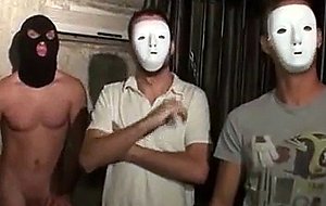 Gangbang at a french club