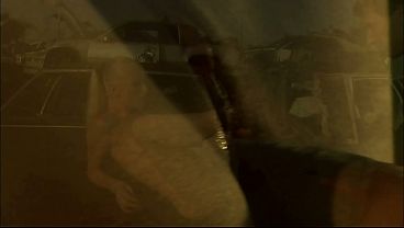 Motorcycle Babe Sharon Wild Gets Jizz In Her Mouth Near A Car