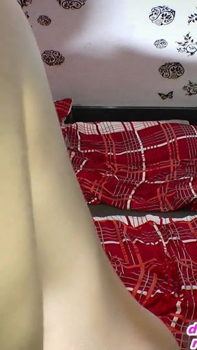 hairy young German teen masturbates pussy until orgasm   Clip 1