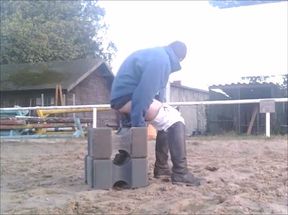 Dildo in the Riding Arena