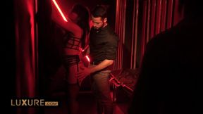 ”The fantasy of a couple in a swinger club”