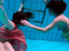 Liza and Alla underwater experience