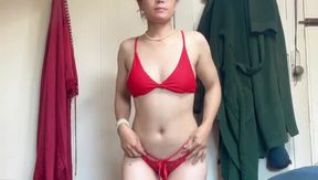 Japan Girl Hana Sexy Ass Play with Dildo