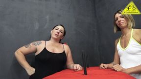 Armwrestling KatMax vs Samantha