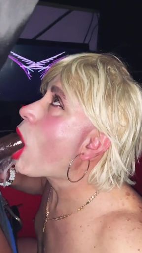 Memorable moment from &quot;Sissy Alexis Draining BBCs #1&quot;