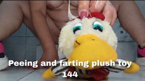 Peeing and farting plush toy 144