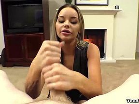 teen super sensual teen pov handjob