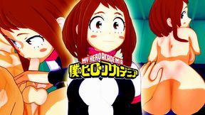 MY HERO ACADEMIA DEKU FUCKS OCHACO HENTAI 3D UNCENSORED