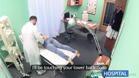 SexHospital Petite babe takes double cumshot in hospital