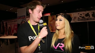 PornhubTV Carter Cruise Interview at eXXXotica 2014 Atlantic City