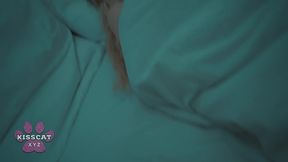 step mom catches step dad cumming inside step daughter amber kawaii and fucks hard in shared bed
