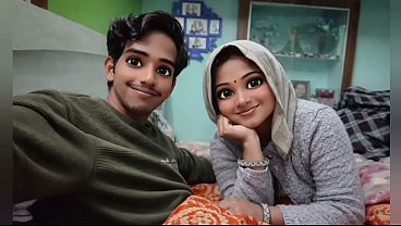 Indian Outdoor Bangali Stepsis bed Romanse kiss Audio Story (ai gerneted video) by -Snapzstudio