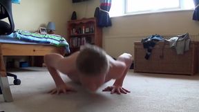 LANKY SPIDER Simple and Quick Workout For Abs And Chest