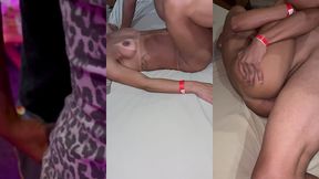 comedor pegou hotwife na balada na frente do corno, ficou de namoradinho, levou pro motel e gozou dentro varias vezes. e ainda chamou garcom que meteu no cuzinho da esposa sem do!