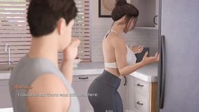 Two beautiful women's conversation with a cute boy