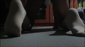 Chocolate Ass in White Lace Worshipping Bwc Dildo