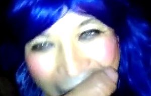 Amateur CD piss drink and facial