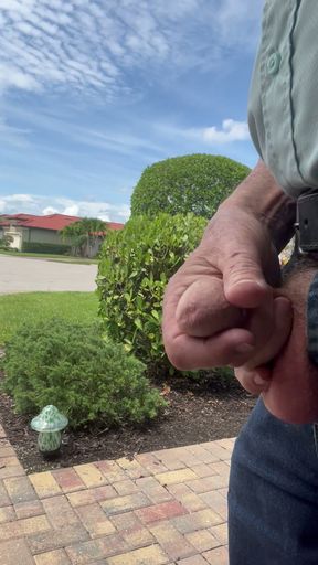 Public Driveway Masturbation