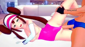 Rosa Unleashes Hidden Power with Steaming Solo Workout in Sexy Pokmon Fantasy