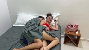 Latina Stepmom Came To Visit Her Naughty Stepson