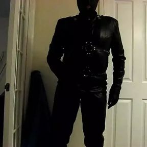 Leather catsuit