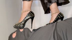 PrettyCinderbel - How Much Do My Black Platform Heels Dig Into Your Flesh? (HD 1080p mp4)