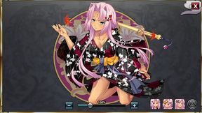 GIF 真恋姫夢想 天下統一伝 孫権 (浴衣)