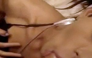 Beautiful shemale sucks & gets fucked pov