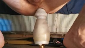 Private Movie Rump Stretching With Extra Fat Bottle Mod