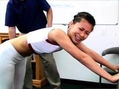 Cheerleader Kiki: Paddled
