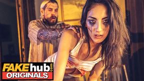 Fakehub Originals - Fake Horror Movie goes wrong when real killer enters star actress dressing room