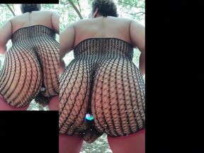 Outside with Bee: a Day in Netted Bodysuit